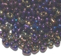 25 grams of 3x7mm Metallic Helio Farfalle Seed Beads